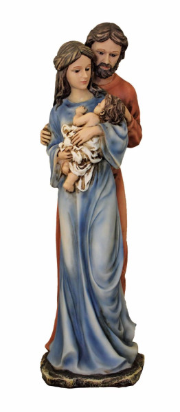 Holy Family Statue Full Color 16 Inches - Full Color