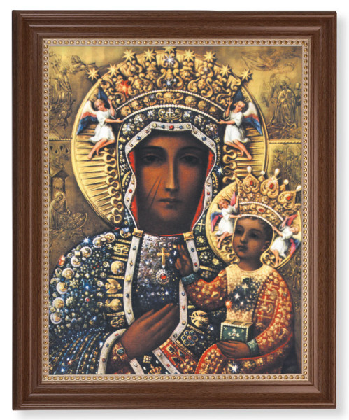 Our Lady of Czestochowa 11x14 Framed Print Artboard - #127 Frame