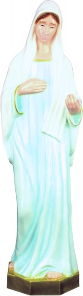 Plastic Our Lady of Medjugorje Statue - 24 inch - Full Color