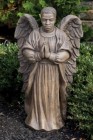 African American Garden Angel Male Statue 25 Inches