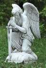Male Kneeling Angel Statue - 13 1/4