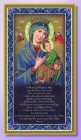 Our Lady of Perpetual Help Italian Prayer Plaque