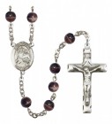 Men's St. Raphael the Archangel Silver Plated Rosary