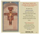 The Prayer Before The Crucifix Laminated Prayer Card