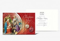 Christmas Joy Holy Family Christmas Card Set [HRCR8110]
