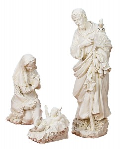 Holy Family Ivory Nativity Set - 38“H [RM0364]