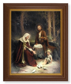 Holy Family by Chambers 8x10 Textured Artboard Dark Walnut Frame [HFA5562]