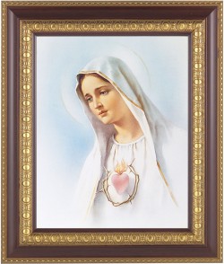 Immaculate Heart of Mary 8x10 Framed Print Under Glass [HFP214]