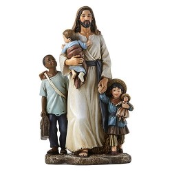 Jesus and the Children of Need 7 Inch High Statue [CBST020]