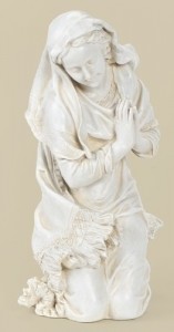 Kneeling Mary Statue 16“ H for 27“ Scale Nativity Set [RM0016]