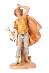 Michah with Lamb Nativity Statue - 12“ scale [RMCH023]