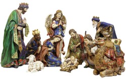 Ornate Resin Nativity Set - 19 inch [RM0317]