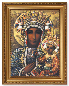 Our Lady of Czestochowa 12x16 Framed Print Artboard [HFA5152]