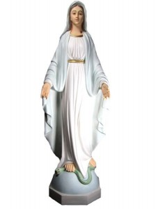 Our Lady of Grace Hand-painted Statue 45 Inch [VIC1101]