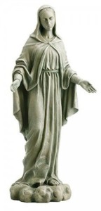 Our Lady Of Grace Garden Statue 24“ High [CBSD019]