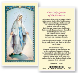 Our Lady Queen of The Laminated Prayer Card [HPR905]