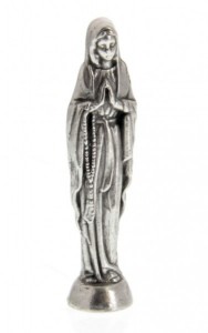 Our Lady of the Rosary Pocket Statue with Holy Card [HPC002]