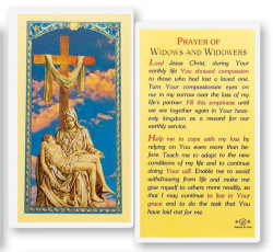 Prayer For Widows and Widowers Laminated Prayer Card [HPR865]