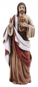 Sacred Heart of Jesus Statue 4“ [RM46471]