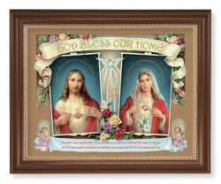Sacred Hearts House Blessing 11x14 Framed Print Artboard [HFA5028]