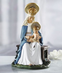 Seated Madonna 6 Inches High Statue [CBST004]
