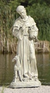 St. Francis Outdoor Garden Statue 18“ [GAR1029]