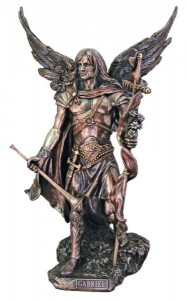 St. Gabriel the Archangel Statue, 13 3/4 Inches [GSS013]