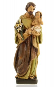 St. Joseph with Child Statue - 8“H [MTC004]