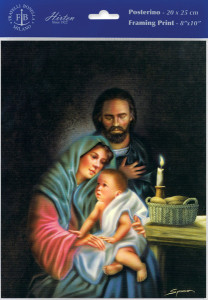 The Holy Family Print - Sold in 3 Per Pack [HFA4849]