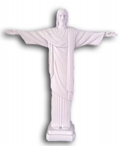 White Risen Christ Statue - 11 Inches [GSCH1034]