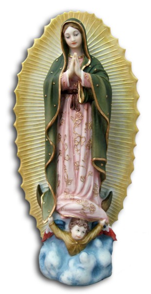 Our Lady of Guadalupe Statue - 9.5 Inches - Multi-Color