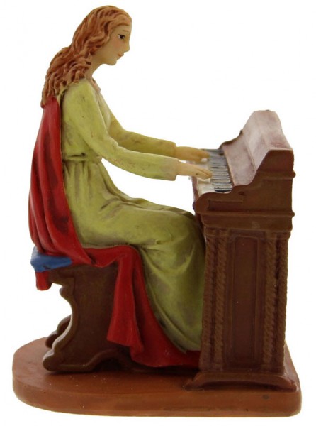 St. Cecilia Statue 3.5&quot; - Multi-Color