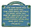 The Lord Bless You and Keep You Wall Plaque - 2.5 inches