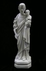 Saint Joseph Statue White Marble Composite - 16 inch