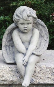 Baby Seated Angel Statue 12 Inches [MSA0053]
