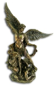Bronzed Resin St. Michael Statue - 10 Inches [GSCH10052]