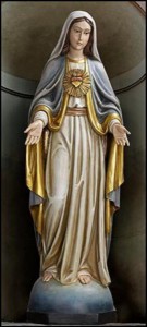 Church Size Immaculate Heart of Mary 48 Inch High Statue [CBST073]