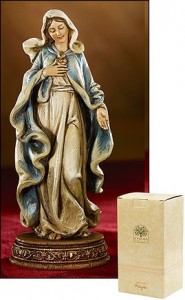 Immaculate Heart of Mary Statue - 6“H [MIL1033]