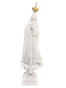 Our Lady of Fatima White Marble Composit 11.5 Inch [VIC1106]
