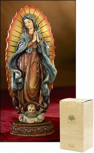 Our Lady of Guadalupe Statue - 7“H [MIL1035]