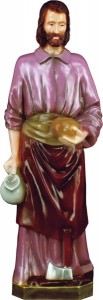 Plastic Saint Joseph the Worker Statue - 24 inch [SAP2495]