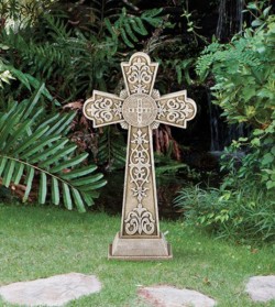 St. Benedict Garden Cross 24“ High [CBSD002]