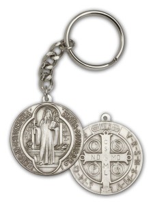 Round St. Benedict Keychain [AUBKC004]