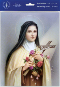 St. Therese Print - Sold in 3 per pack [HFA1175]